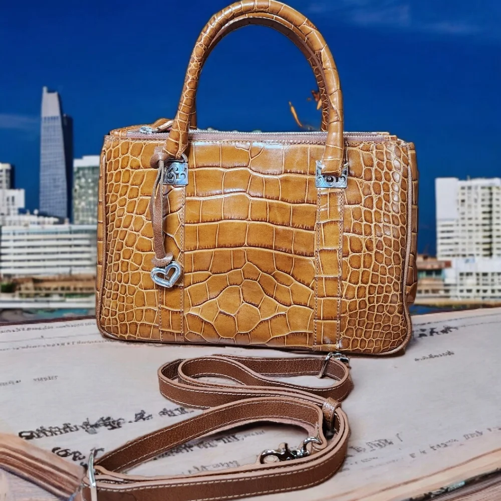 **Brighton Emerson Praline Purse New Without Tags